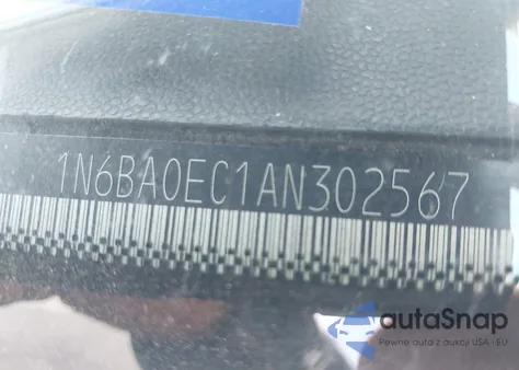 2010 Nissan Titan Se from USA, damaged, VIN 1N6BA0EC1AN302567